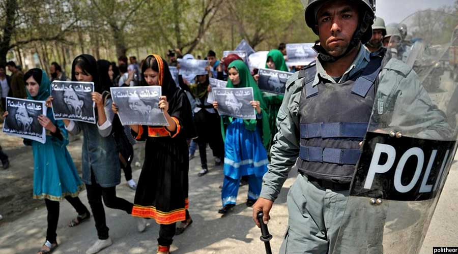 اعتراض بانوان افغان در پیوند به بی عدالتی با زنان