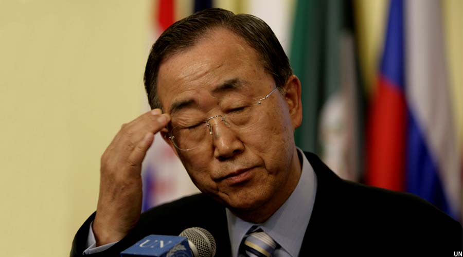 بان کی مون، سرمنشی سازمان ملل متحد