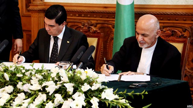 امضای تفاهم‌نامه دوجانبه میان افغانستان و ترکمنستان