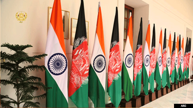 india afghansitan flags