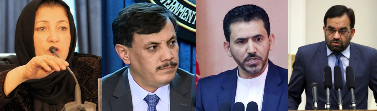 وزرایی که در روز سوم استیضاح، از جانب نمایندگان مردم افغانستان در مجلس سلب صلاحیت شدند