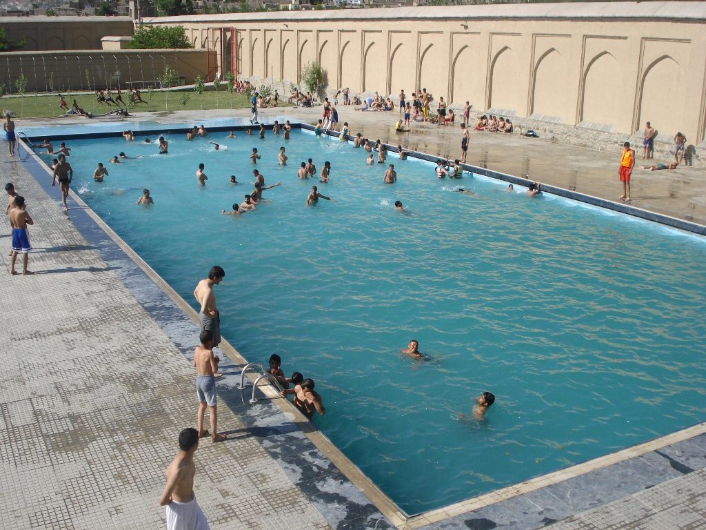 Gardens of Babur pool