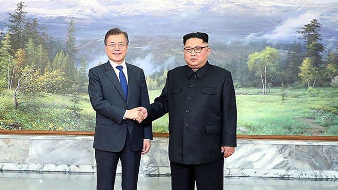 North and south korea leaders