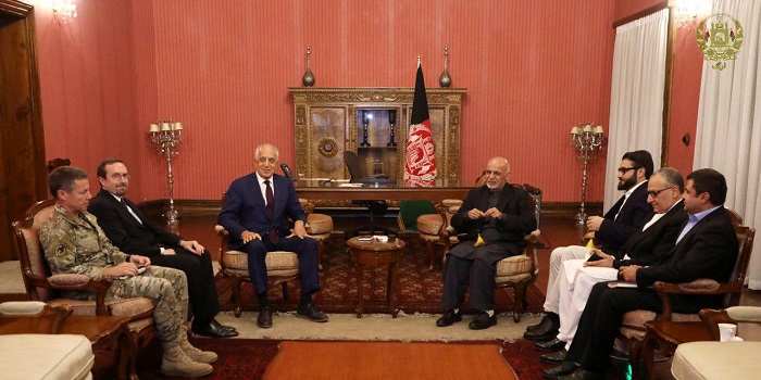 Zalmay Khalilzad and Ashraf Ghani