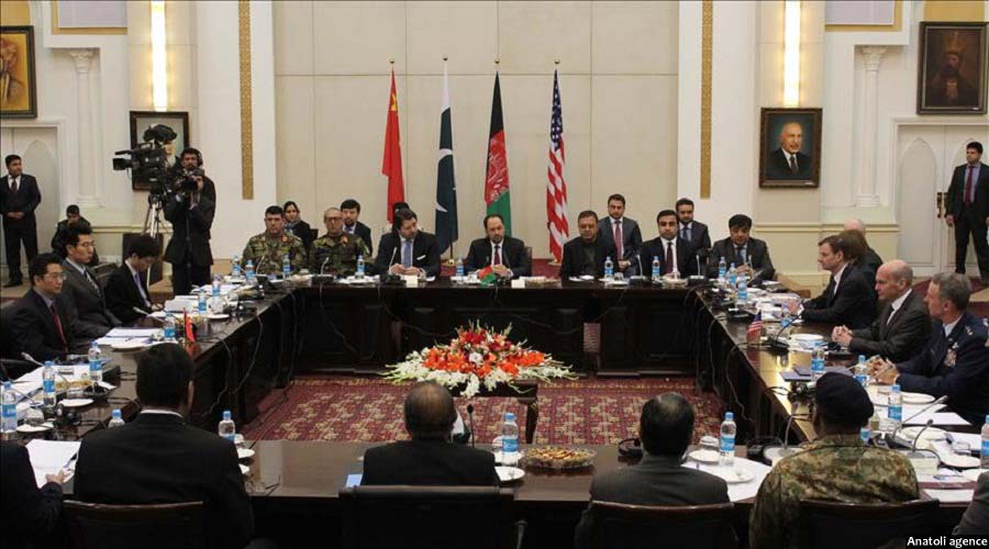 جریان گفتگوهای چهارجانبه صلح در کابل