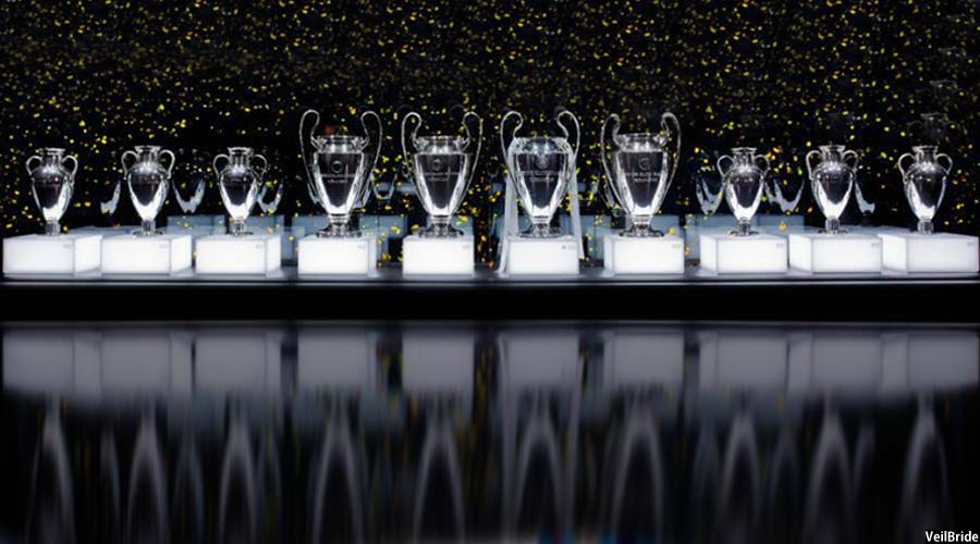 ده جام لیگ قهرمانان اروپا در موزیم باشگاه ریال مادرید