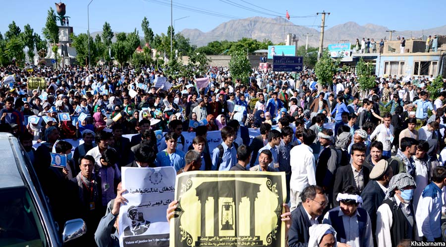 تظاهرات امروز کابل بدون خشونت به پایان رسید