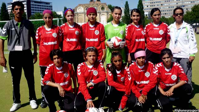 Afghan women football team 