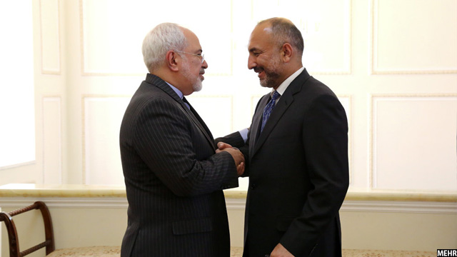 Atmar-with-Irani-Foreign-Minister