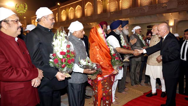استقبال گرم مقامات هند از رییس جمهور افغانستان