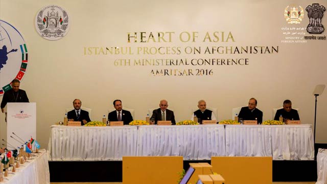 رییس جمهور افغانستان در ششمین دور نشست قلب آسیا در هند، بازهم پاکستان را متهم به حمایت از گروه های تروریستی کرد