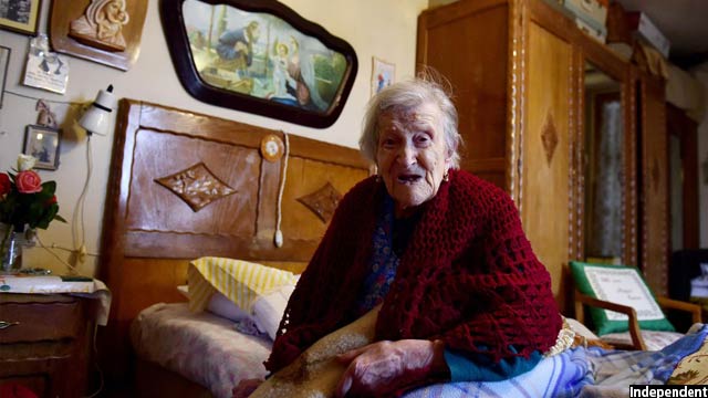 مسن‌ترین فرد زنده‌ی جهان
