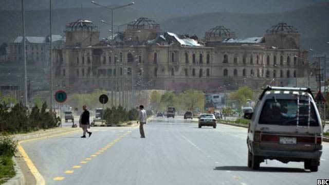 قصر دارالامان در غرب کابل