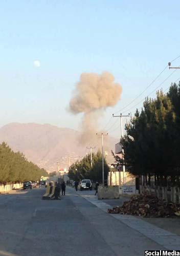 انفجار حوالی ساعت چهار دیروز در سرک دارالامان کابل به وقوع پیوست