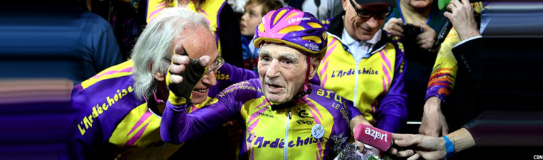 رابرت مارچند، دوچرخه سوار 105 ساله رکورد جدید ثبت کرد