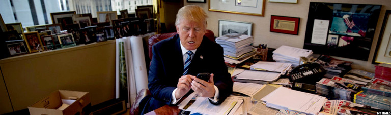 اولین محدودیت برای ترامپ؛ تلفن گلکسی 45مین رییس‌جمهور آمریکا تعویض شد