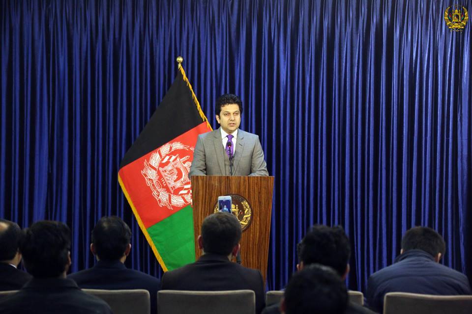 مجیب الرحمان رحیمی، سخنگوی ریاست اجرایی افغانستان