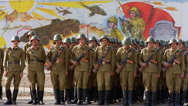سربازان قشون سرخ شوروی در کابل، 19 اکتوبر 1986