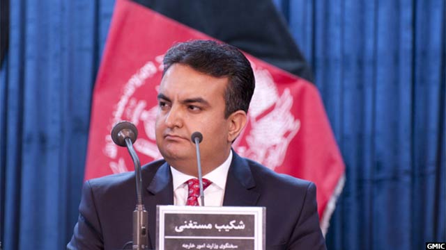 شکیب مستغنی، سخنگوی وزارت خارجه افغانستان