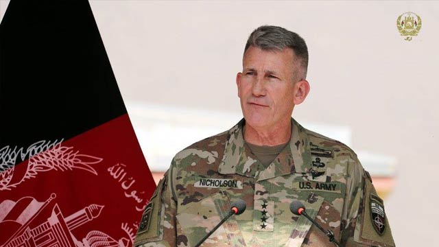 جنرال جان نیکلسون، فرمانده کل نیروهای خارجی در افغانستان