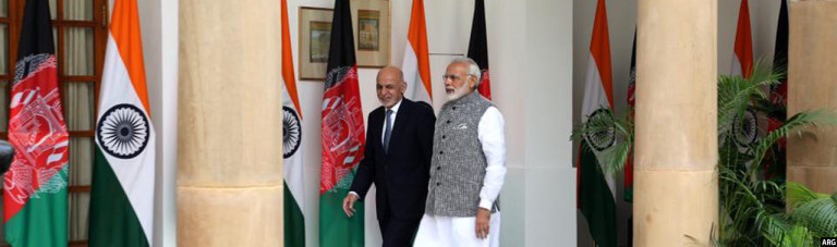 رییس‌جمهور غنی در هند؛ تمرکز بر استراتژی جدید آمریکا و صلح و امنیت در افغانستان