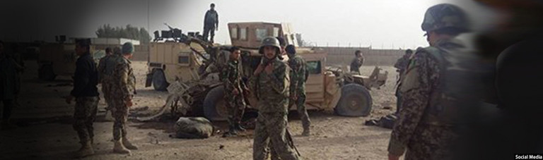 در ولایت هلمند؛ 14 سرباز ارتش افغانستان در یک انفجار زخمی شدند