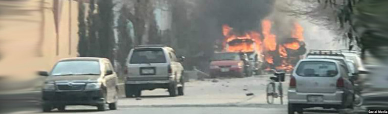 در حمله انتحاری در شهر جلال آباد 11 تن زخمی شدند