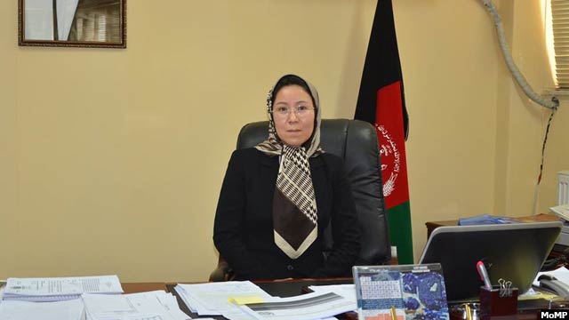 خدیجه جوادی، به تازگی معین تخنیکی وزارت معادن و پترولیم افغانستان تعیین شده است