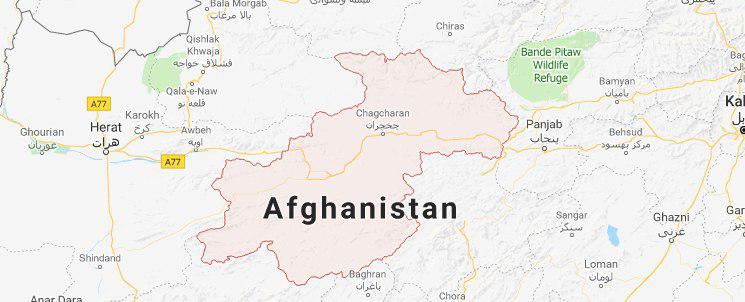 Afghanistan map 