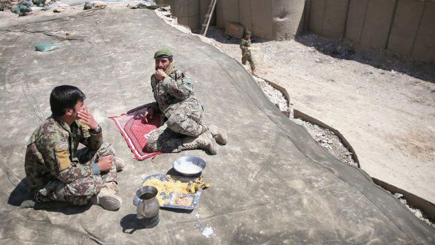 Afghan soliders foods