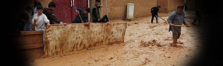 نگرانی از وقوع سیلاب های بیشتر؛ باران بهاری همراه با طوفان پس از زمستان خشک افغانستان
