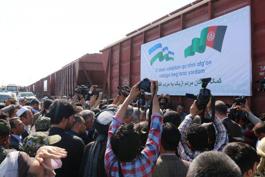 uzbekistan donated wheat to afghanistana