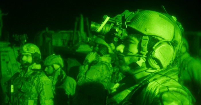 Afghan forses night