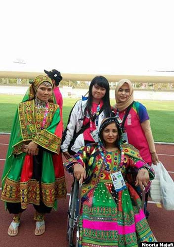 نوریه در کنار تمرینات ورزشی، معاون شورای اجتماعی زنان دارای معلولیت است