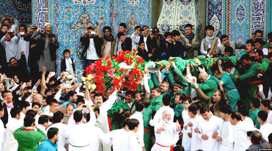 جشن نوروز در مزارشریف با عنوان "میله گل سرخ" برگزار می‌شود