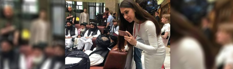 عکاسی دختر روس از نماینده طالبان؛ 9 استاتوس جالب که بیانگر دیدگاه کاربران افغان شبکه های اجتماعی است