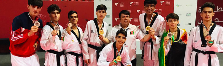 8 مدال از مسابقات الحسن کپ در اردن؛ 5 نکته از قهرمانی افغانستان در رشته تکواندو در میان 37 کشور جهان