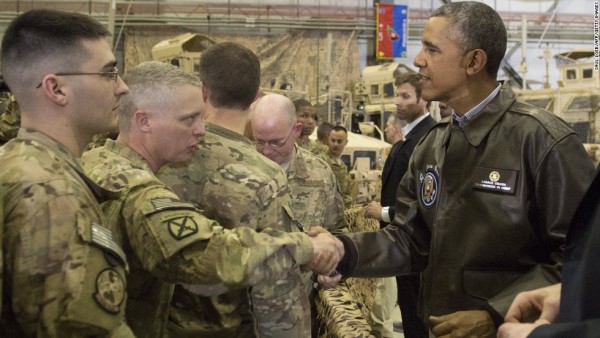 «باراک اوبا» با شعار ختم جنگ امریکا در عراق و کاهش حضور نظامیان امریکا در افغانستان، روی کار آمد. او نیروهای نظامی امریکا را کاملا از عراق خارج کرد. استراتژی کشورش را در افغانستان، تغییر داد