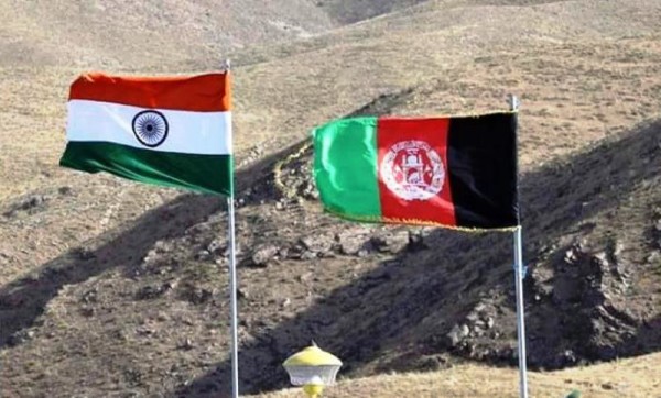 Afghanistan india flags