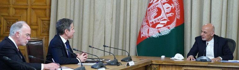 سفر غیر منتظره وزیر خارجه آمریکا به کابل؛ بلینکن با رهبران ارگ و سپیدار دیدار کرد