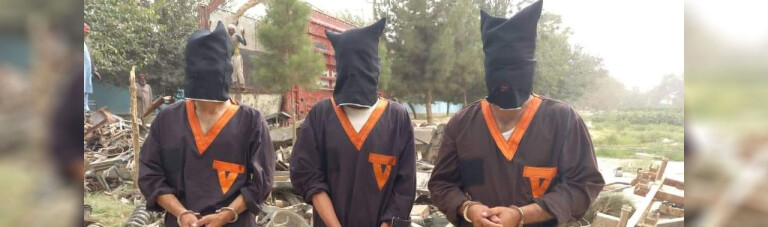 ۳ شورشی طالب در ارتباط با انتقال قطعات تانک های زرهی دستگیر شده اند