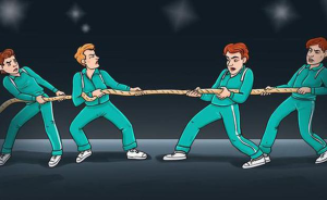 آزمون هوش پازل های تصویری: کدام تیم در مسابقه طناب کشی برنده خواهد شد؟