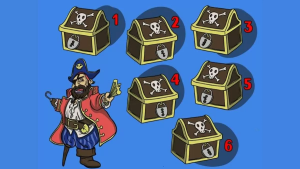 آزمون هوش: آیا می توانید به دزد دریایی کمک کنید تا قفل کلید را در 11 ثانیه پیدا کند؟