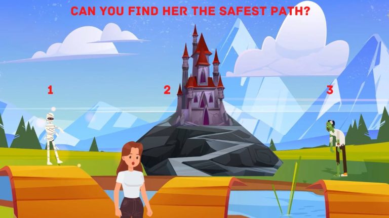 بازی فکری: آیا می توانید به دختر کمک کنید تا امن ترین مسیر را پیدا کند؟