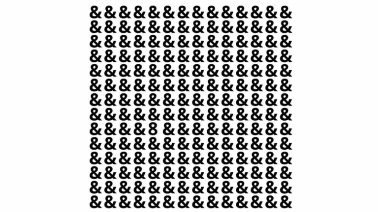 پازل تصویری عدد پنهان: آیا می توانید عدد 8 را در طول 6 ثانیه پیدا کنید؟