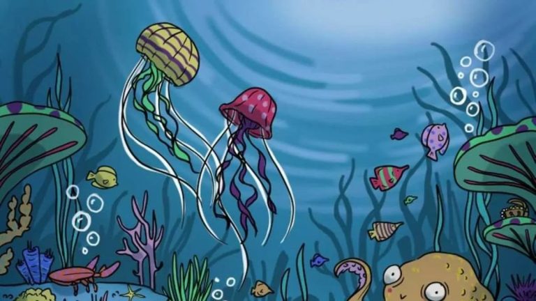 تست هوش: گنج پنهان زیر دریا را پیدا کنید!