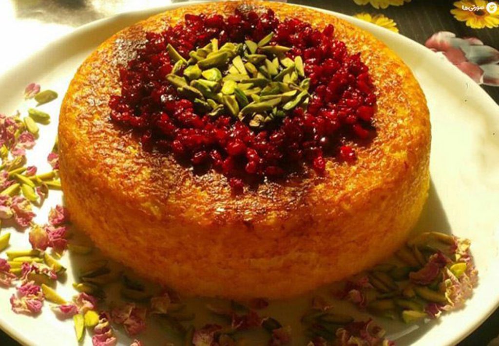 ته چین انواع غذاهای ایرانی با برنج