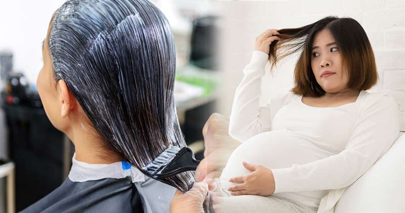 رنگ کردن مو در دوران بارداری