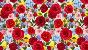 تست بینایی گل زنبق: برای یافتن گل زنبق میان گل‌های رنگی 5 ثانیه فرصت دارید!