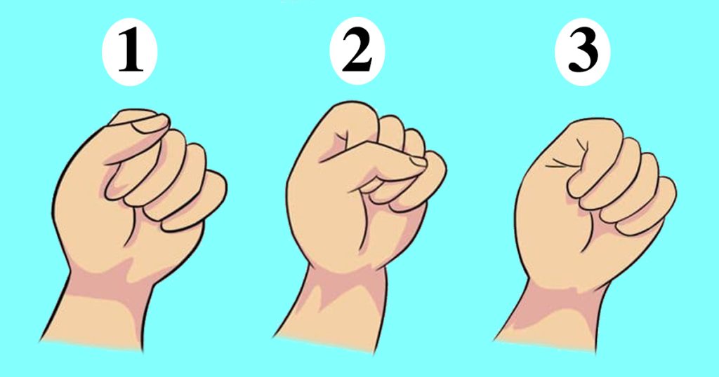چگونه دست خود را مشت می کنید